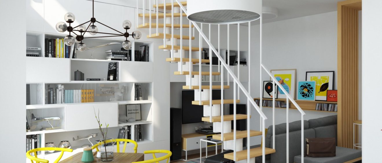 Дворівнева квартира: особливості розробки дизайн проекту для двоповерхової квартири