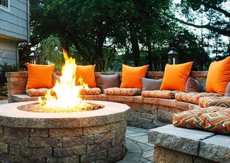 Вогнище – як елемент дизайну саду