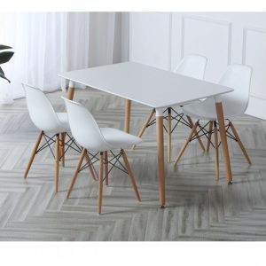 Стіл обідній везувій мдф (білий) на замовлення