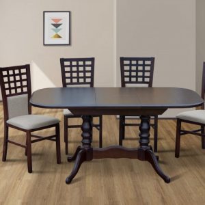 Стіл обідній шервуд (темний горіх) на замовлення