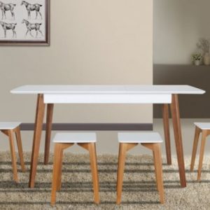 Стіл обідній сінгл (ніжки горіх) на замовлення