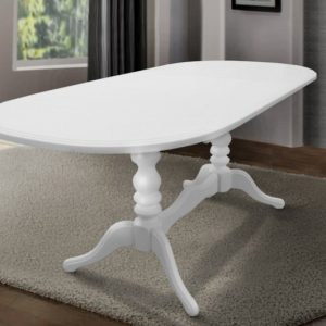 Стіл обідній вавілон (білий